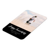 Jubiläum Foto moderne stilvolle Hochzeit Magnet (Linke Seite)