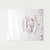 Jubiläum Foto Op Hintergrund Jahre in ewig Wandteppich (Vorderseite (Horizontal))