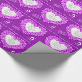 Jubiläum-Foto und Jahrespackung von Daughter Ameth Geschenkpapier (Ecke)