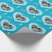 Jubiläum-Foto-Verpackung Geschenkpapier (Ecke)