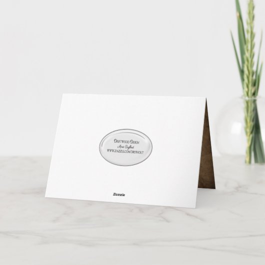 Jubiläum für immer auf dem Papier Karte (Rückseite)