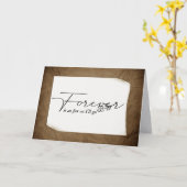 Jubiläum für immer auf dem Papier Karte (Gelbe Blume)