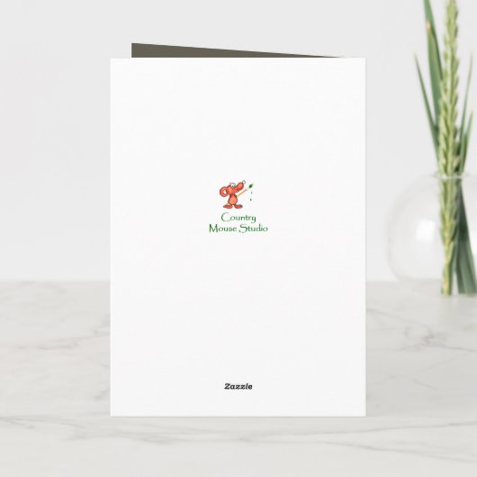 Jubiläum für Spaß, Ehefrau oder Partner-Liebe Karte (Rückseite)