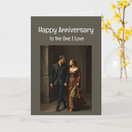 Jubiläum für Spaß, Ehefrau oder Partner-Liebe Karte (Gelbe Blume)