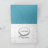 Jubiläum-Gelbente mit Duckling Karte (Innenseite)