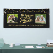 Jubiläum Gold Lights Foto JAHRE IN FEIER Banner (Messe)