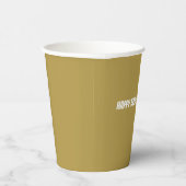 Jubiläum Gold Pappbecher (Rechts)