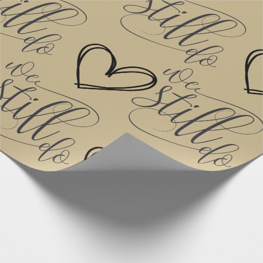 Jubiläum Gold Theme Geschenkpapier (Ecke)