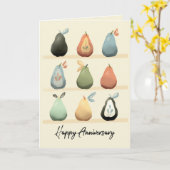 Jubiläum Große Partnerschaft mit Fun Peers Karte (Gelbe Blume)