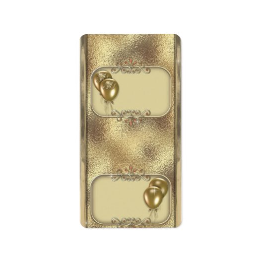 Jubiläum Hersheys Miniatur Bonbonverpackung Bar Adressaufkleber (Vorne)