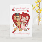 Jubiläum herzlichen Glückwunsch an Sie beide - nie Karte (Gelbe Blume)