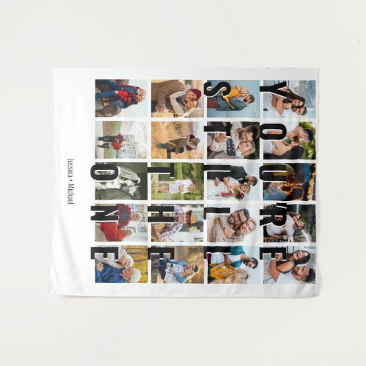 Jubiläum Hintergrund 20 Foto Sie sind immer noch d Wandteppich (Vorderseite (Horizontal))