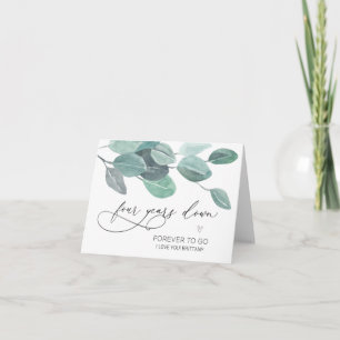 Jubiläum Hochzeit 4. Jubiläum Karte