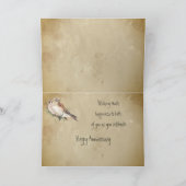 Jubiläum Hochzeit Kestrel Falken Wildlife Bird Karte (Innenseite)