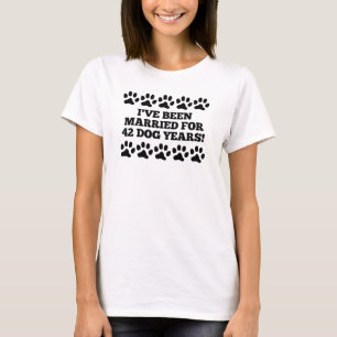 Jubiläum Hunde Jahre T-Shirt