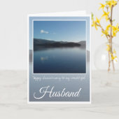 Jubiläum Husband, Loch Lomond, Schottland. Karte (Gelbe Blume)