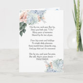 Jubiläum Hydrangea Bouquet Karte (Vorderseite)