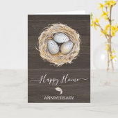 Jubiläum Ihres neuen Zuhause-echten Anwesen-Agent Karte (Gelbe Blume)