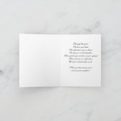 Jubiläum Inspirierendes Paar Karte (Innenseite)