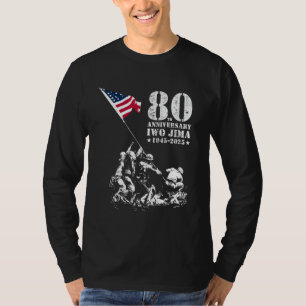 Jubiläum Iwo Jima 1945-2025 Erster Weltkrieg V T-Shirt
