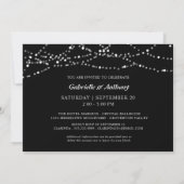 Jubiläum # JAHRE IN Foto Silver Einladung (Rückseite)