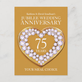 Jubiläum-Jubiläum-Jubiläum Begleitkarte