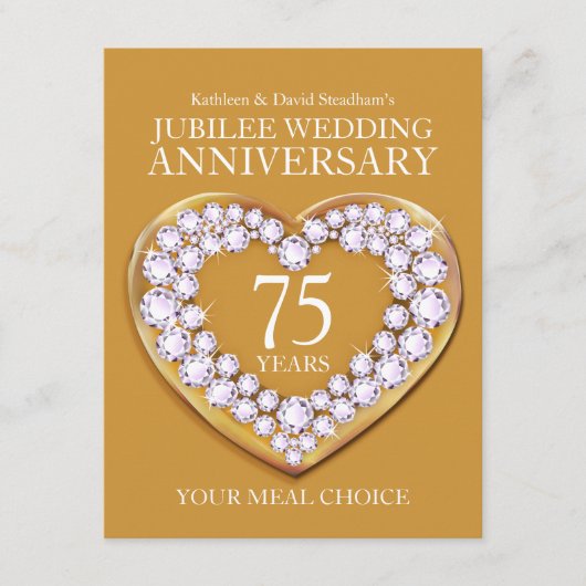 Jubiläum-Jubiläum-Jubiläum Begleitkarte (Vorderseite)