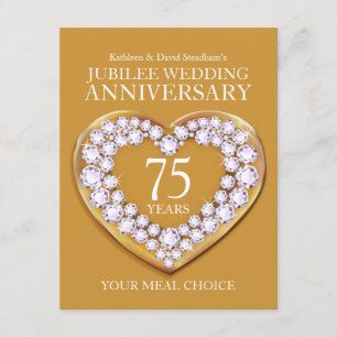 Jubiläum-Jubiläum-Jubiläum Begleitkarte