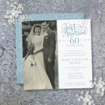 Jubiläum Just Married Wedding Foto Square