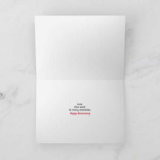 Jubiläum Karte (Innenseite)