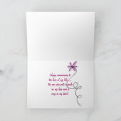 Jubiläum-Kassettenband Karte (Innenseite)