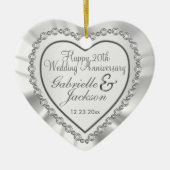 Jubiläum Keramik Ornament (Vorne)