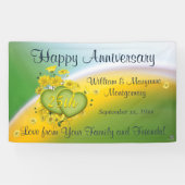 Jubiläum Liebe der Gelben Blumen Banner (Horizontal)