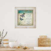 Jubiläum, Liebe Kapitel 1 Korinther 13 Poster (Küche)