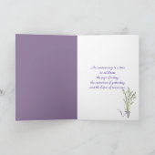 Jubiläum Lily of the Valley Bouquet Karte (Innenseite)