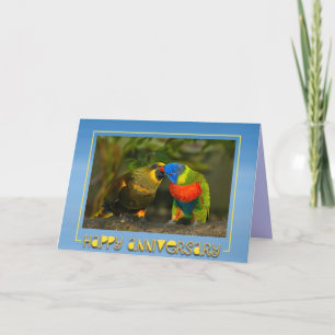 Jubiläum Love Birds Card Karte