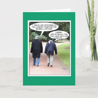 Jubiläum, lustige Karte