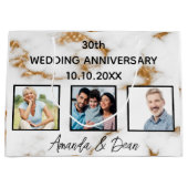 Jubiläum Marmorgold Foto Große Geschenktüte (Vorderseite)