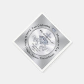 Jubiläum Napkins, Pastor Wertschätzung, Serviette (Ecke)