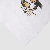 Jubiläum Niedliches Paar 🎉 gemeinsam erwachsen Ca Seidenpapier (Detail)