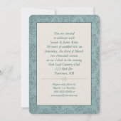 Jubiläum Open House mit Foto Einladung (Rückseite)