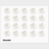 Jubiläum Party Dreamy White Floral Stickers (Blatt)