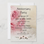 Jubiläum-Party Einladung für 8 Jahre (Rückseite)