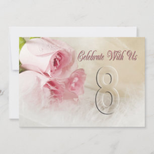 Jubiläum-Party Einladung für 8 Jahre