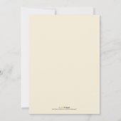 Jubiläum-Party Einladung (Limon) (Rückseite)