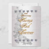 Jubiläum Party Einladung Viktorianische Engel (Vorderseite)