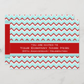 Jubiläum-Party Einladungen (Vorne/Hinten)