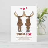 Jubiläum Party Es Elose ist Liebe Niedlich Whimsis Einladung (Stehend Vorderseite)