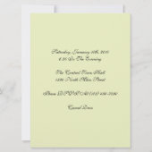 Jubiläum Party Feste Confetti Einladung (Rückseite)