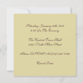 Jubiläum Party Morrokanische Nächte Einladung (Rückseite)